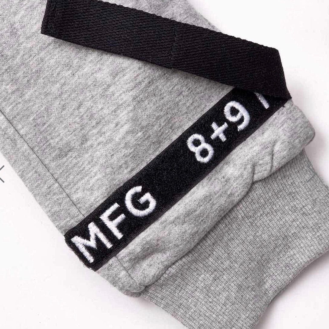 8&9 Strapped Up Fleece Sweatpants (Grey) PSTRFLGRY - Image 2