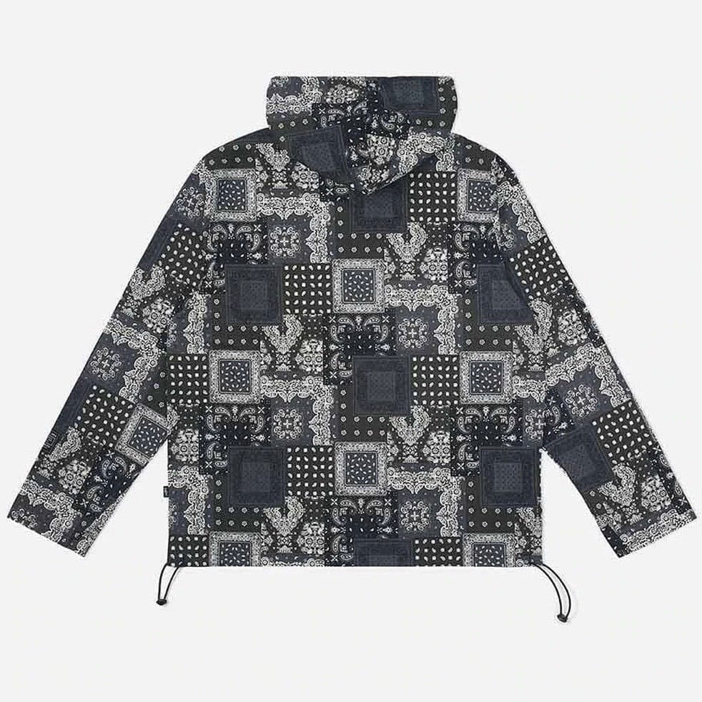 8&9 Strapped Up Paisley Jacket (Black/White) - JKSTRPBLK - Image 5