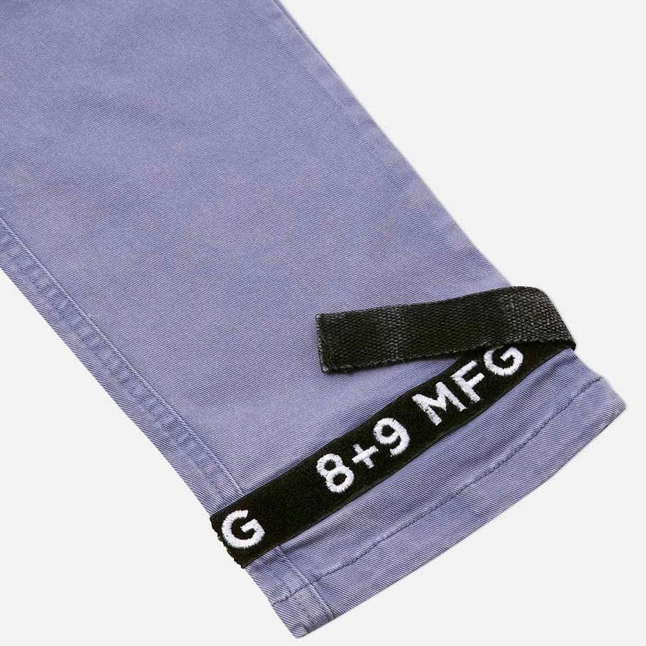 8&9 Strapped Up Vintage Washed Utility Pants (Vintage Blue) PSVTGBLU - Image 2