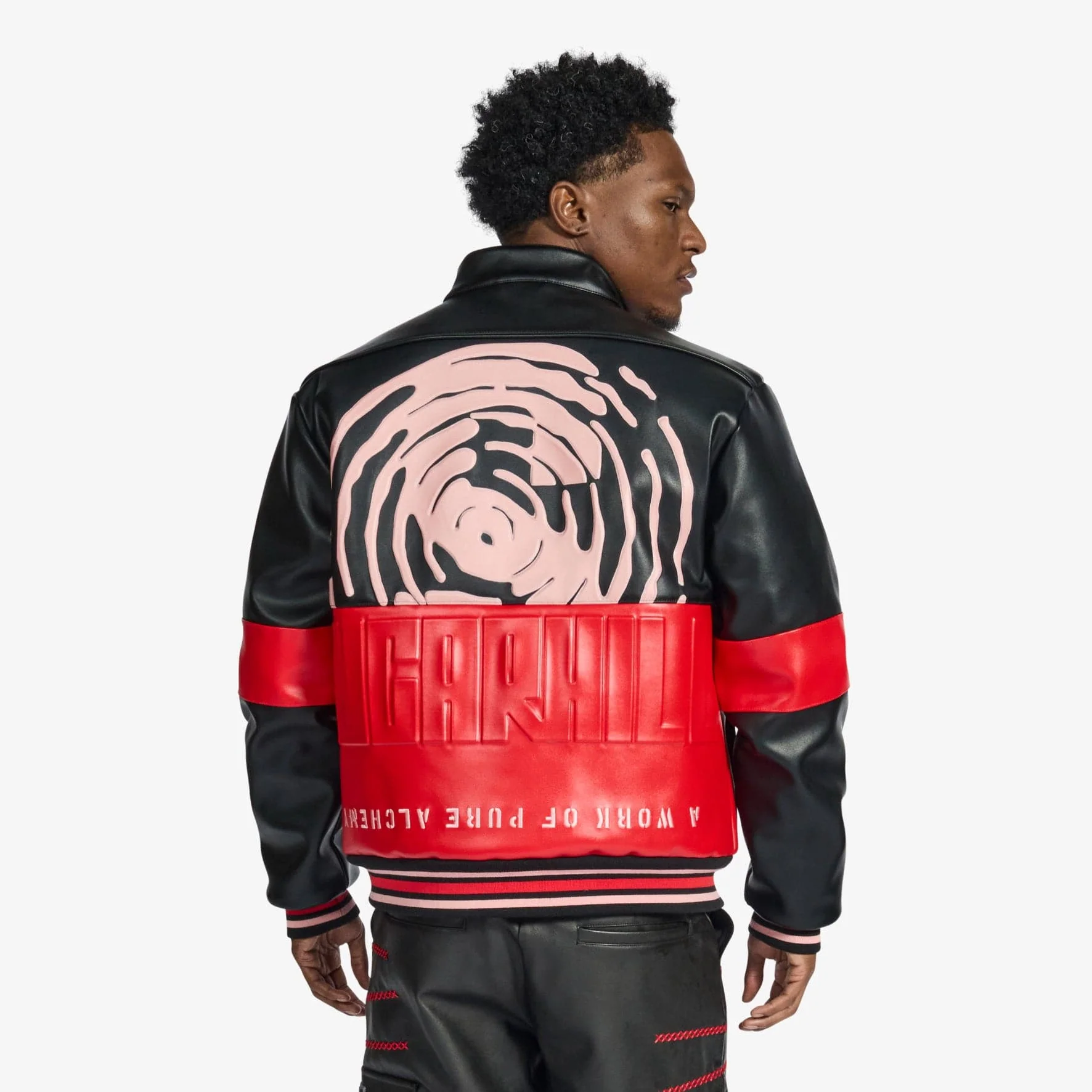 "Alchemy" Racer Jacket (black/red) - Image 2