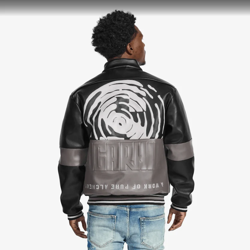 "Alchemy" Racer Jacket (black/white) - Image 5