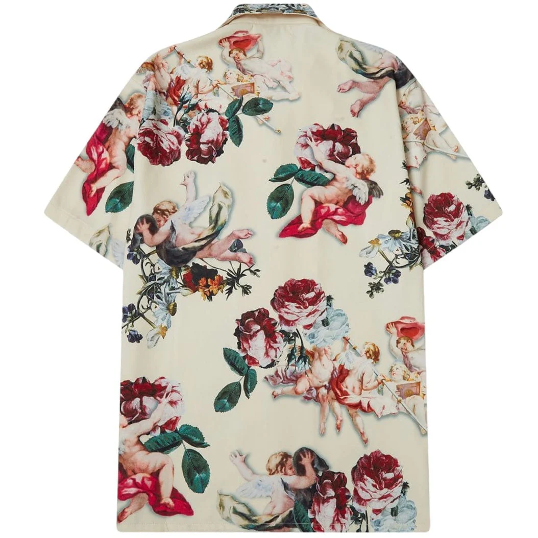Almost Someday Angels Button Up Shirt (Cream) C10-4 - Image 2