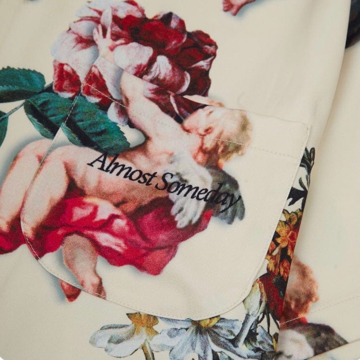Almost Someday Angels Button Up Shirt (Cream) C10-4 - Image 3