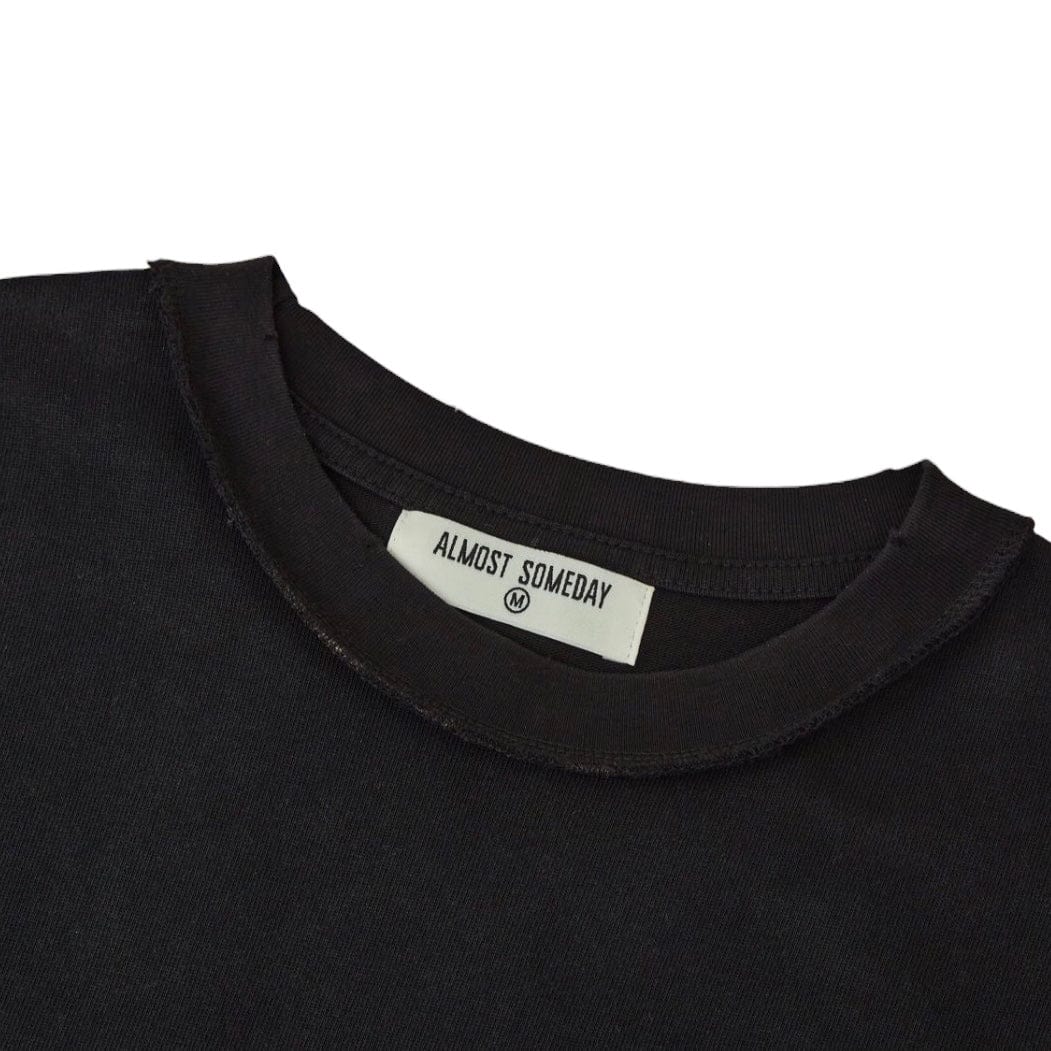 Almost Someday Champagne Tee (Black) AS-F24-TS-CHM - Image 4