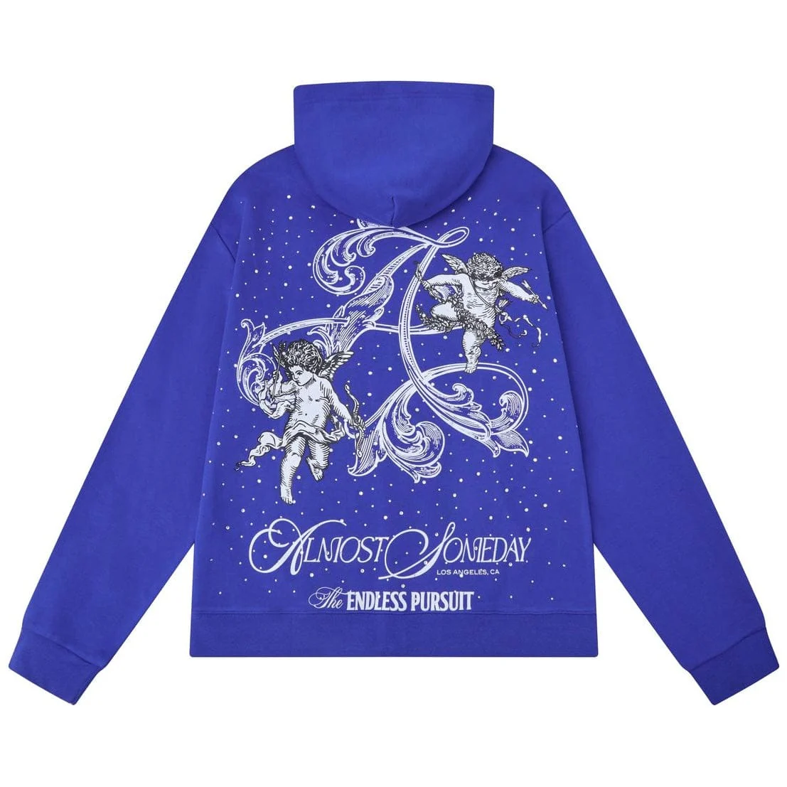 Almost Someday Lavish Zip Up Hoodie (Blue) AS-H25-026 - Image 2
