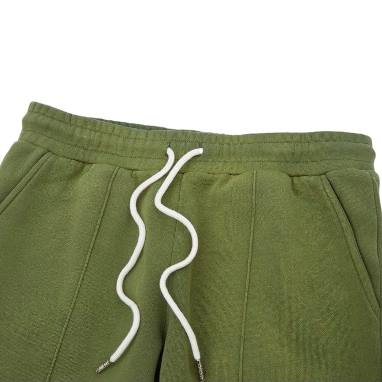 Almost Someday Motto Pleated Sweatpants (Sun Fade Olive) AS-SP1-45 - Image 3