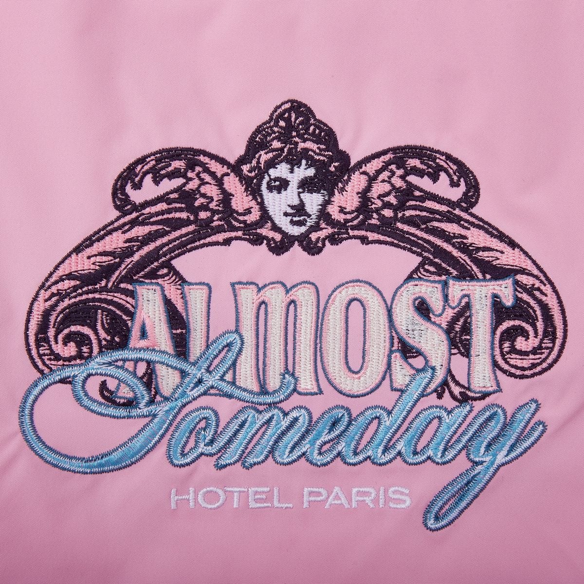 Almost Someday Prague Nylon Shorts (Pink) AS-SUM-027 - Image 3