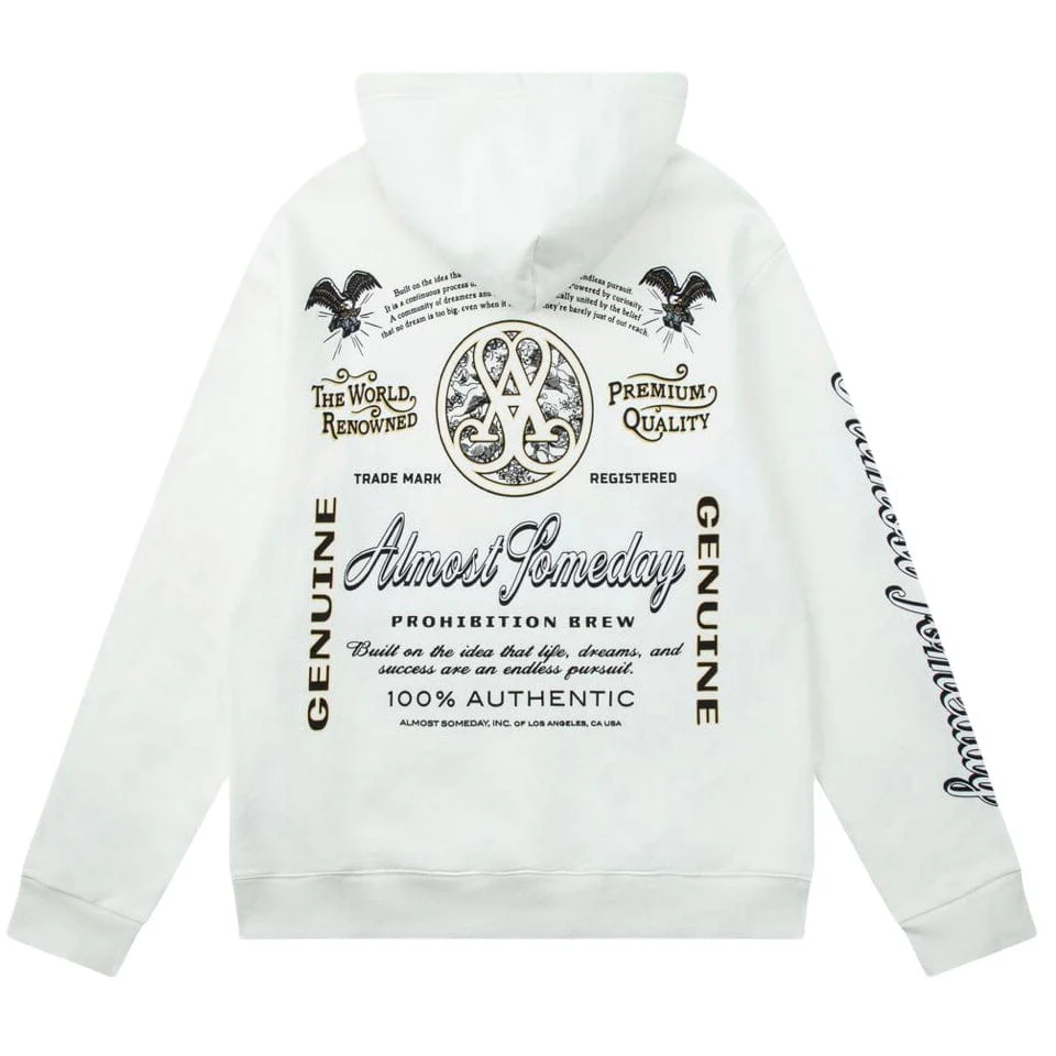 Almost Someday Prohibition Hoodie (Cream) AS-F2-12 - Image 2