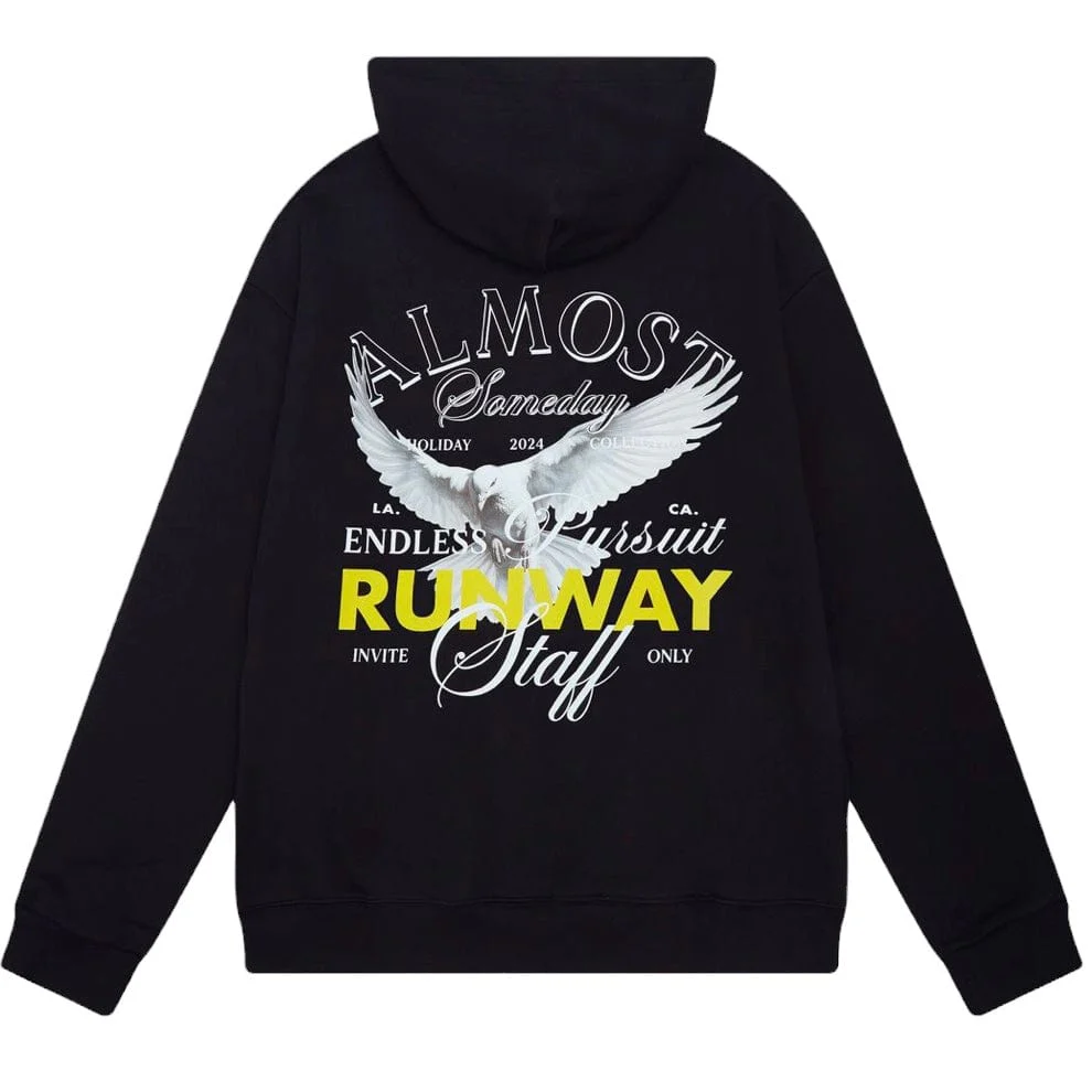Almost Someday Runway Hoodie (Black) AS-H24-15 - Image 2