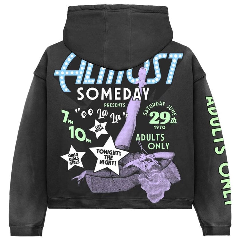 Almost Someday Showgirl Hoodie (Black) AS-S26-014 - Image 2