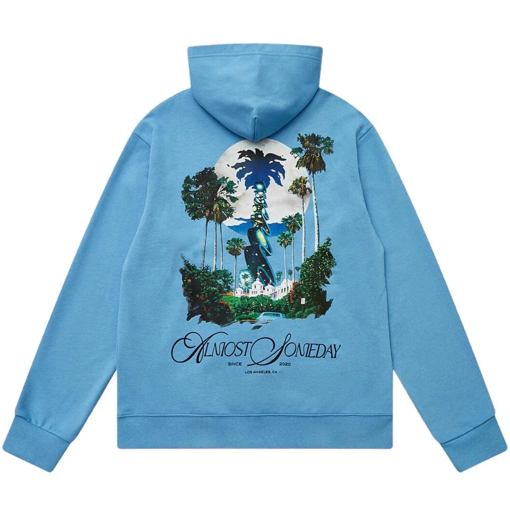 Almost Someday Stairway Hoodie (Baby Blue) C9-94 - Image 2