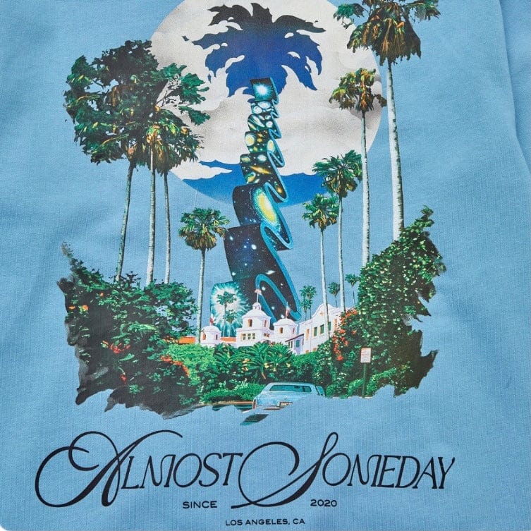 Almost Someday Stairway Hoodie (Baby Blue) C9-94 - Image 4