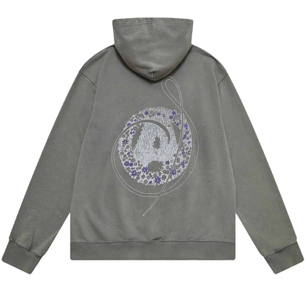 Almost Someday Wreath Hoodie (Vintage Grey) C9-43 - Image 2