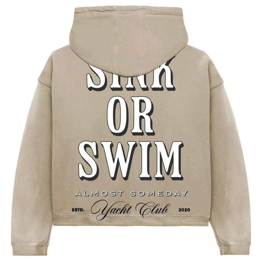 Almost Someday Yacht Clue Hoodie (Sand) AS-S26-027 - Image 2