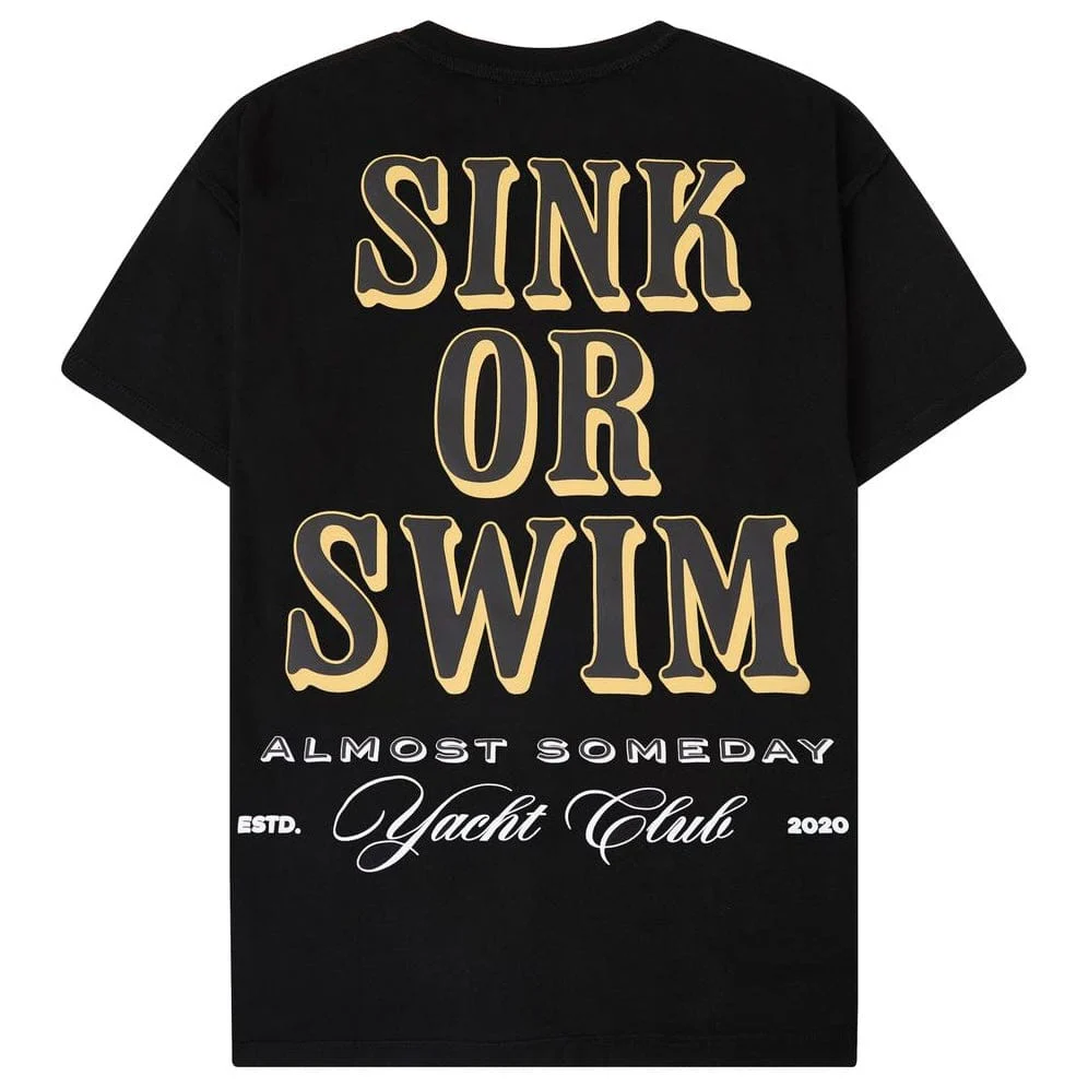 Almost Someday Yacht Clue Tee (Black) AS-S26-026 - Image 2
