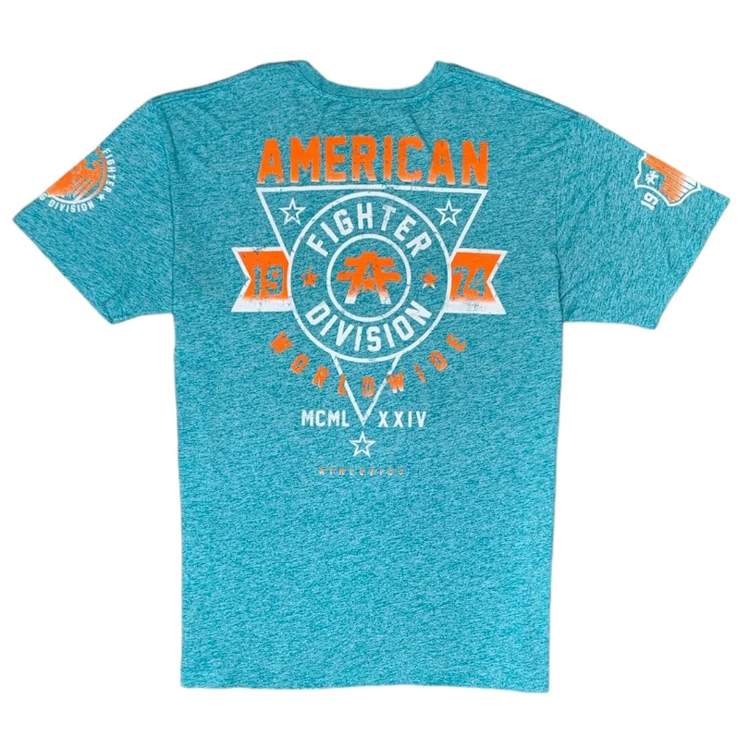 American Fighter Silver Lake Tee (Crystal Blue) - FM4986 - Image 2