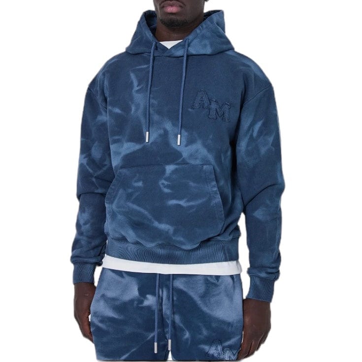Amicci Rezaro Washed Hoodie (Navy) AM024NAVS - Image 2