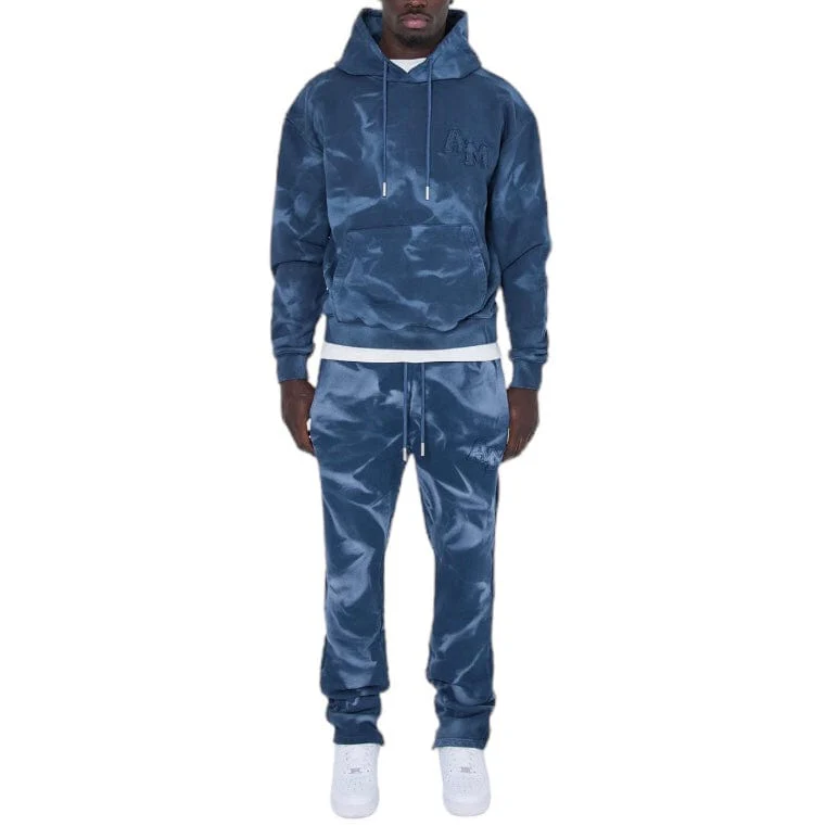 Amicci Rezaro Washed Hoodie (Navy) AM024NAVS - Image 3