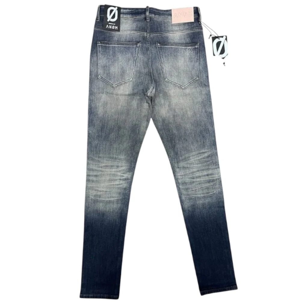 Anom 360 Skinny Denim Jean (Dark Blue Wash) ANOM-SK-001 - Image 2