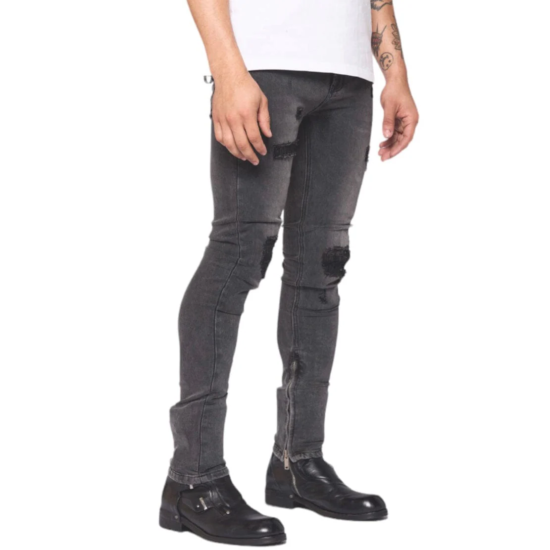 Anom Cutthroat denim Jean (Stone Black) ANM041SK - Image 3