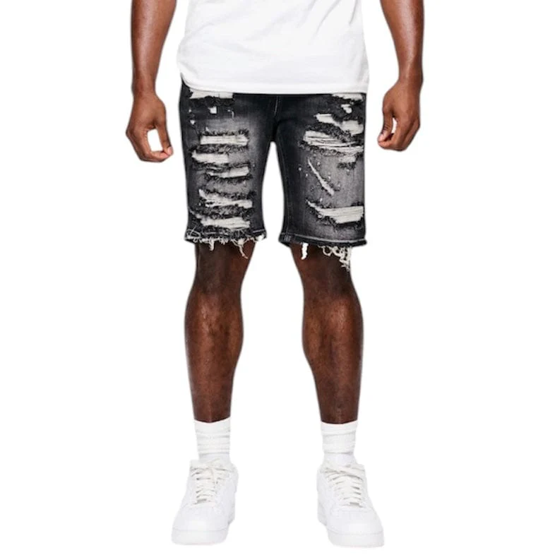 Anom Fever Denim Short (Black Wash) ANM189SH