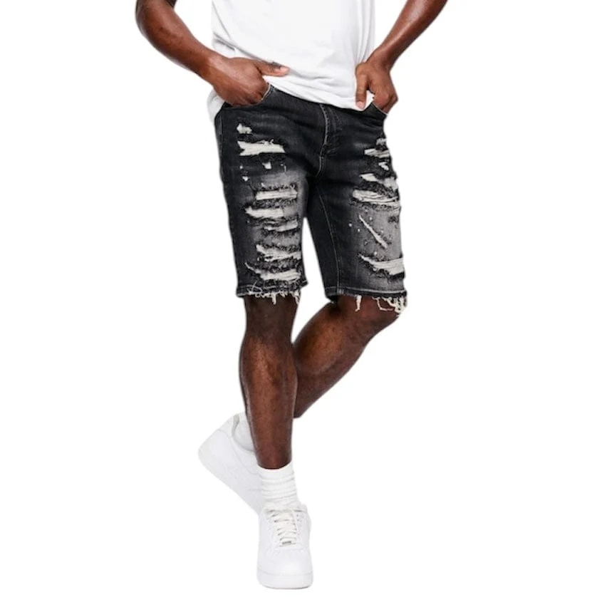 Anom Fever Denim Short (Black Wash) ANM189SH - Image 2
