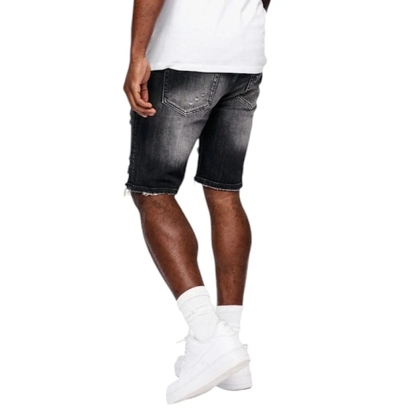 Anom Fever Denim Short (Black Wash) ANM189SH - Image 4
