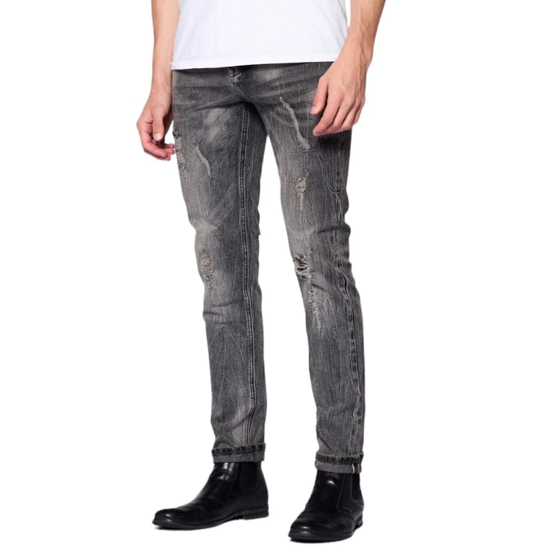 Anom Hate Me Selvedge Jeans (Grey Wash) ANM092SD - Image 3