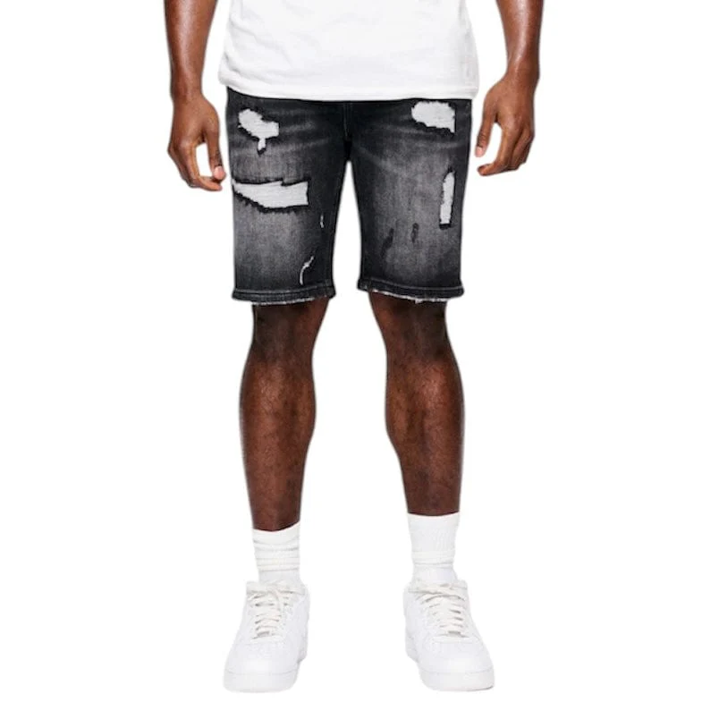 Anom Horizan Denim Short (Black Wash) ANM190SH