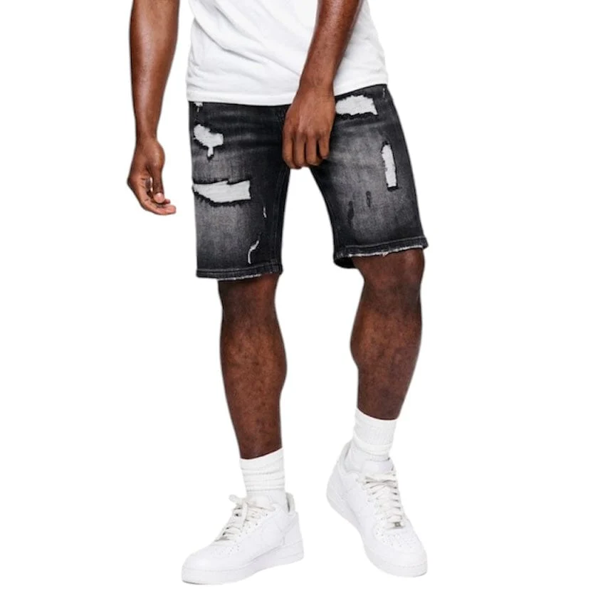 Anom Horizan Denim Short (Black Wash) ANM190SH - Image 2