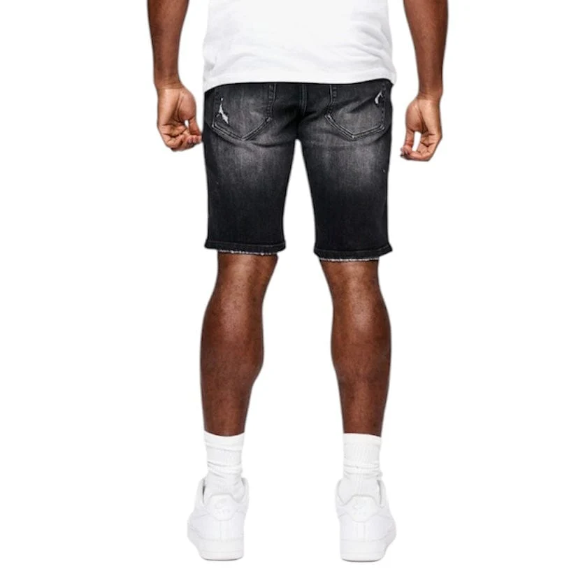 Anom Horizan Denim Short (Black Wash) ANM190SH - Image 3