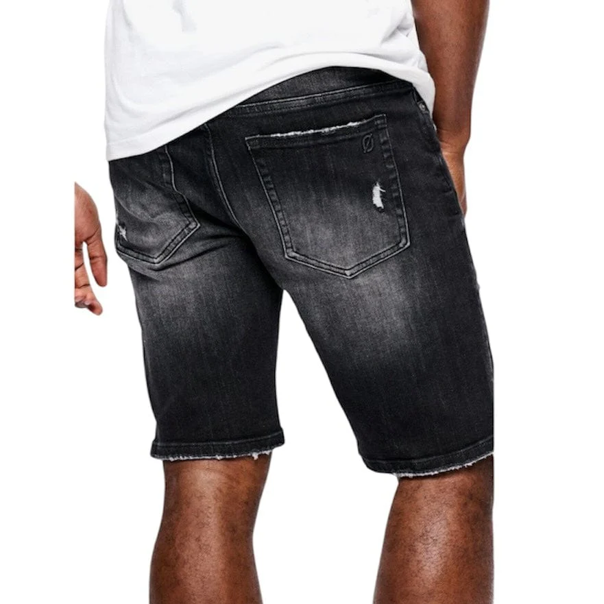 Anom Horizan Denim Short (Black Wash) ANM190SH - Image 6