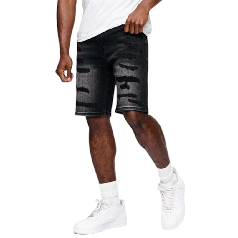 Anom Obisadan Denim Short (Black Wash) ANM193SH - Image 3