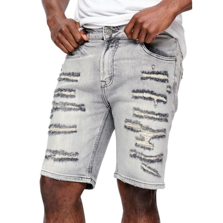 Anom Obisadan Denim Short (Light Gray) ANM193SH - Image 5