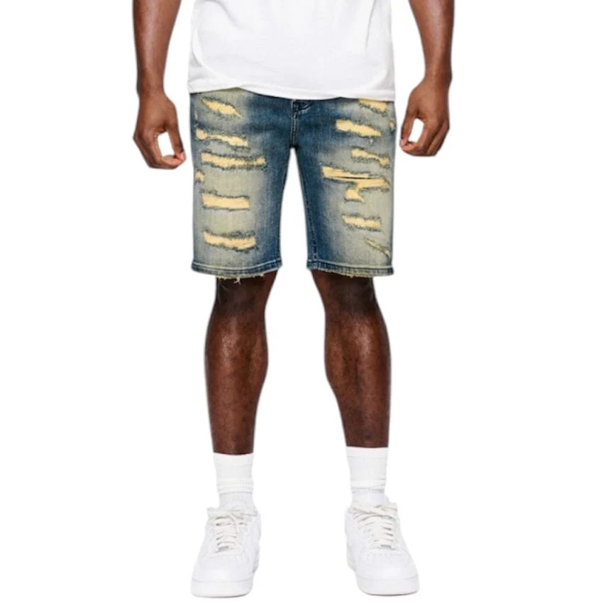 Anom Obisadan Denim Short (Vintage Blue) ANM193SH