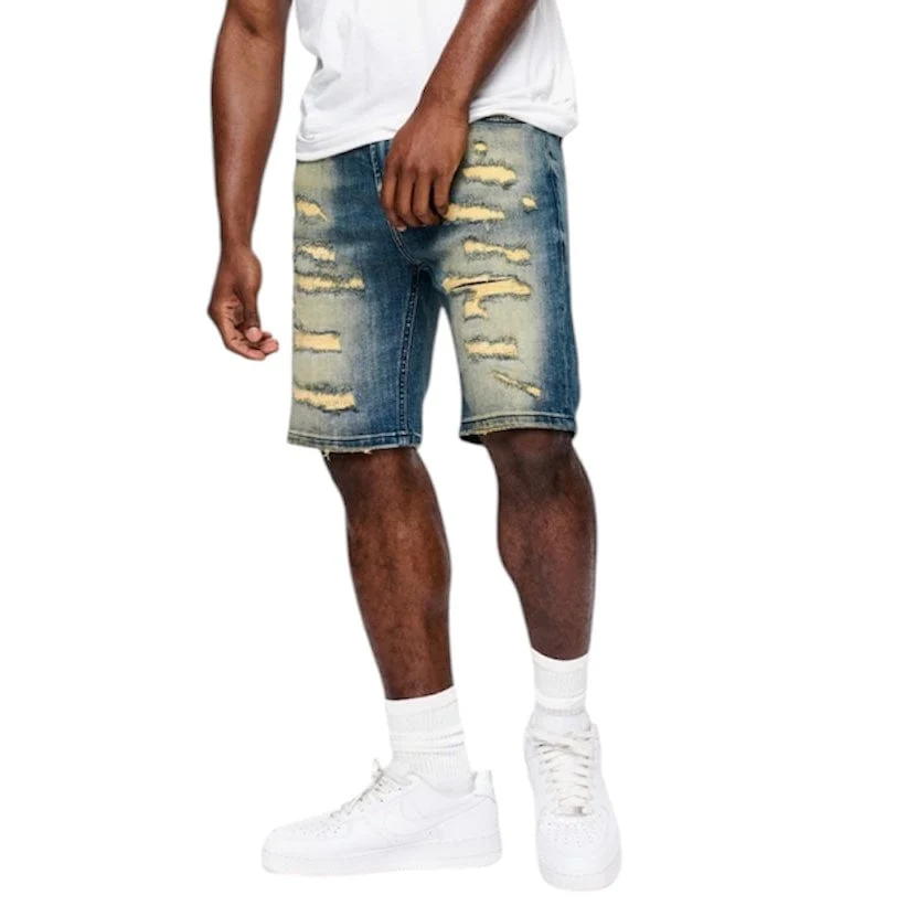 Anom Obisadan Denim Short (Vintage Blue) ANM193SH - Image 2