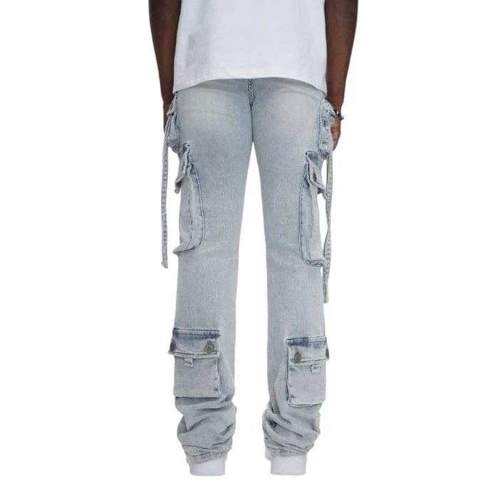 Anom Amula Stacked Denim Jean (Ice Blue) ANM219STA - Image 4