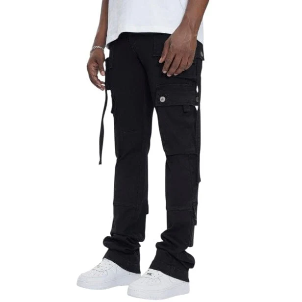 Anom Amula Stacked Denim Jean (Jet Black) ANM219STA - Image 3
