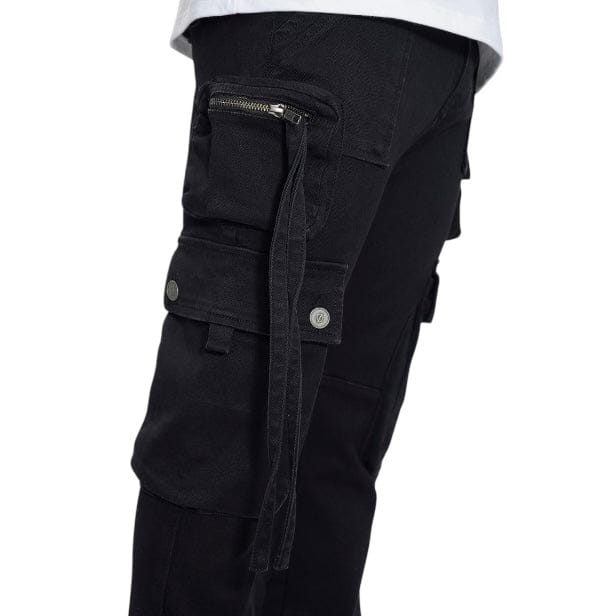 Anom Amula Stacked Denim Jean (Jet Black) ANM219STA - Image 6
