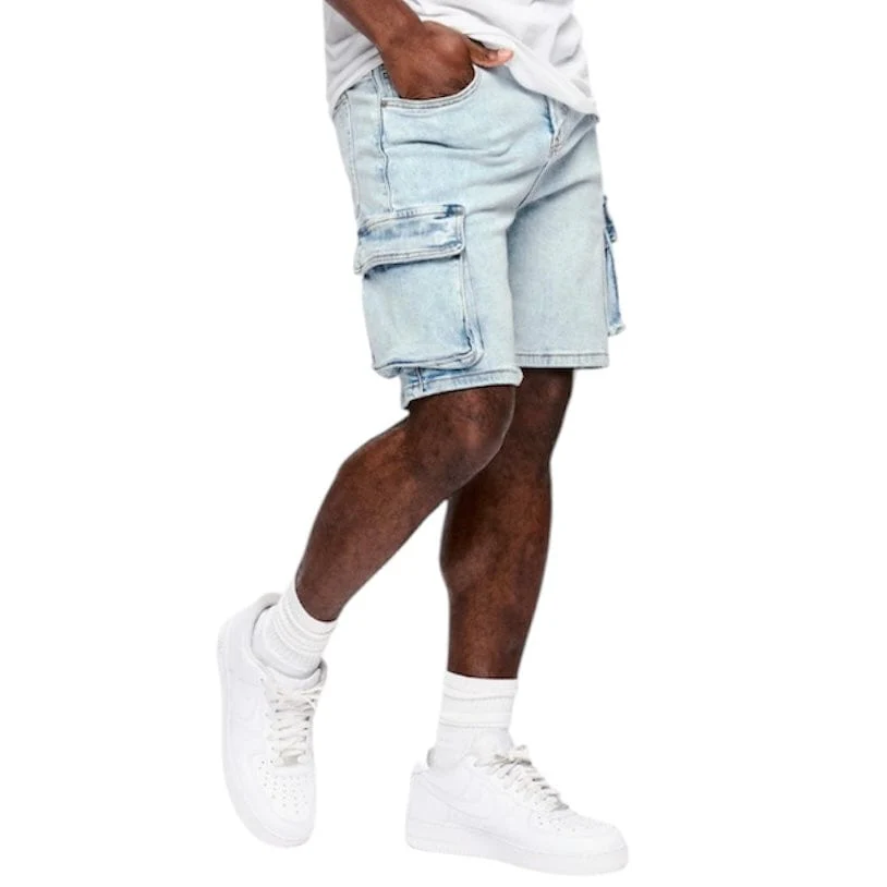 Anom Zepher Denim Short (Ice Blue) ANM192SH - Image 2