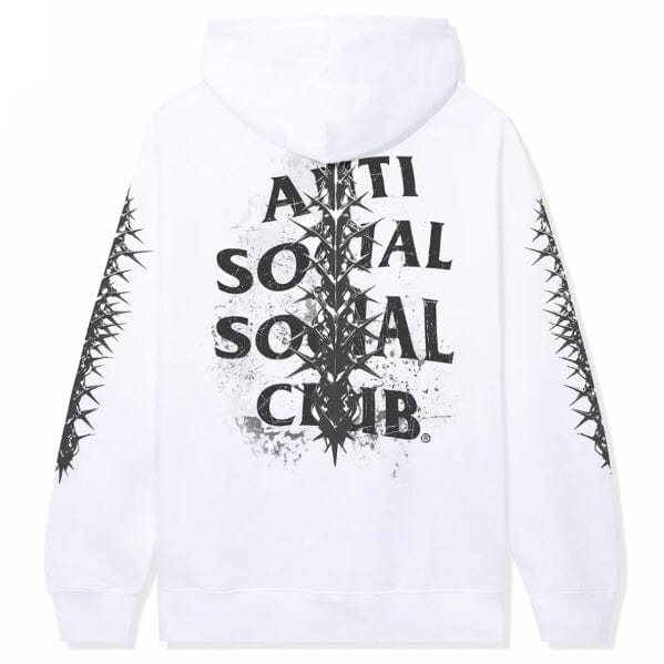 Anti Social Social Club Anguish Pullover Hoodie (White) - Image 2
