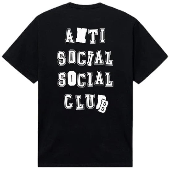 Anti Social Social Club ASSC X 2 Tone Anti College Tee (Black) - Image 2