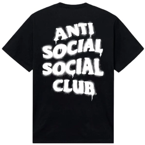 Anti Social Social Club ASSC X 2 Tone Burn It Down Tee (Black) - Image 2