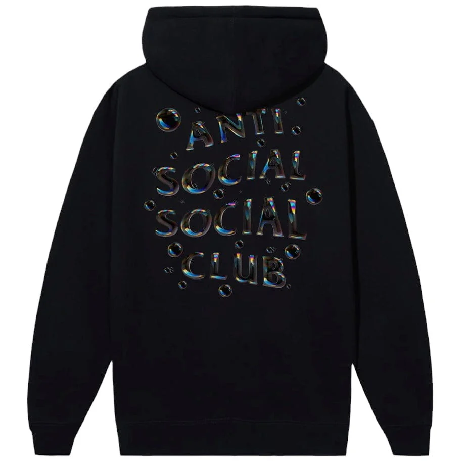 Anti Social Social Club Bubbles Logo Hoodie (Black) - Image 2