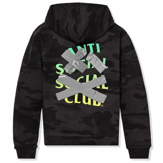 Anti Social Social Club Cancelled Again Hoodie (Black Camo) - Image 2