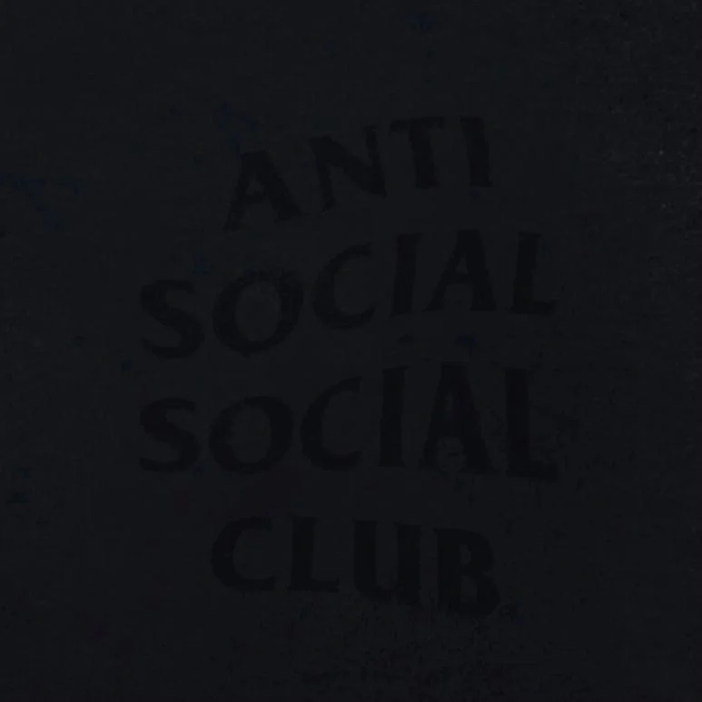 Anti Social Social Club Cancelled Tee (Tonal Black) - Image 3