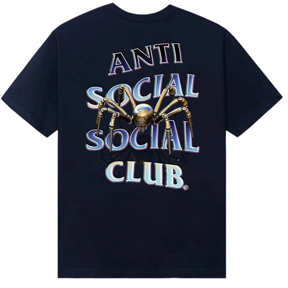 Anti Social Social Club Crawl To Me Tee (Navy) - Image 2