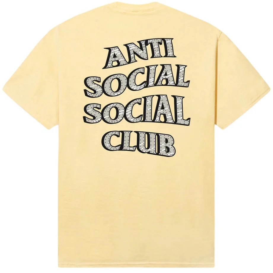 Anti Social Social Club Everything Is Just Fine Tee (Daffodil Yellow) - Image 2