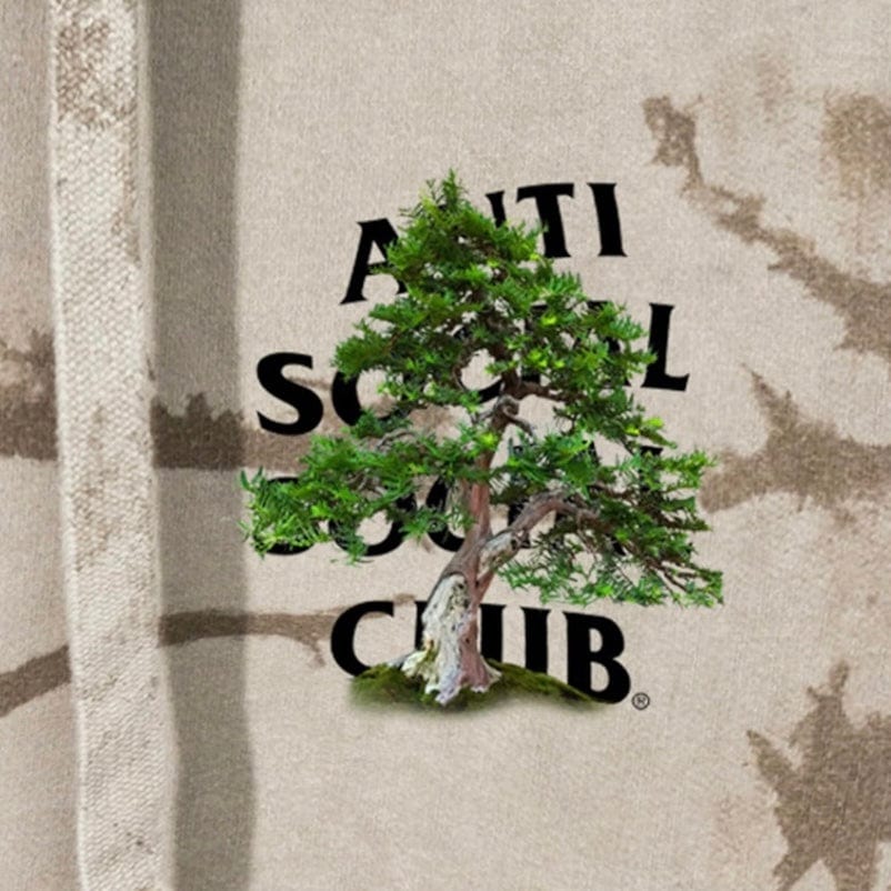 Anti Social Social Club Formal Upright Hoodie (Tan Tie Dye) - Image 3