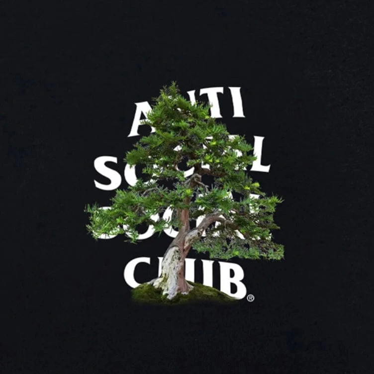 Anti Social Social Club Formal Upright Tee (Black) - Image 3